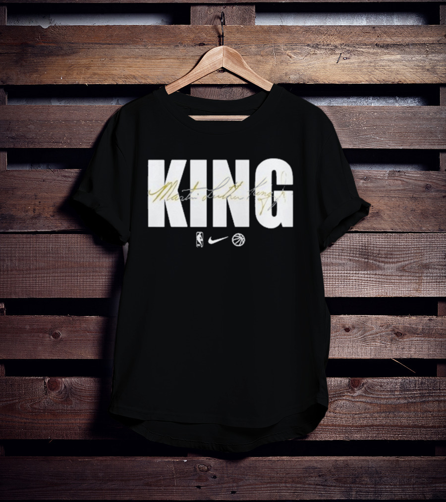 Minnesota Timberwolves King Martin Luther King Jr NBA Nike Basketball T-Shirt