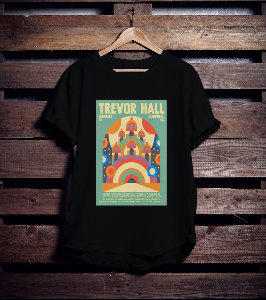 Trevor Hall February 7 2026 Aliso Viejo Soka Performing Arts Center T-Shirt