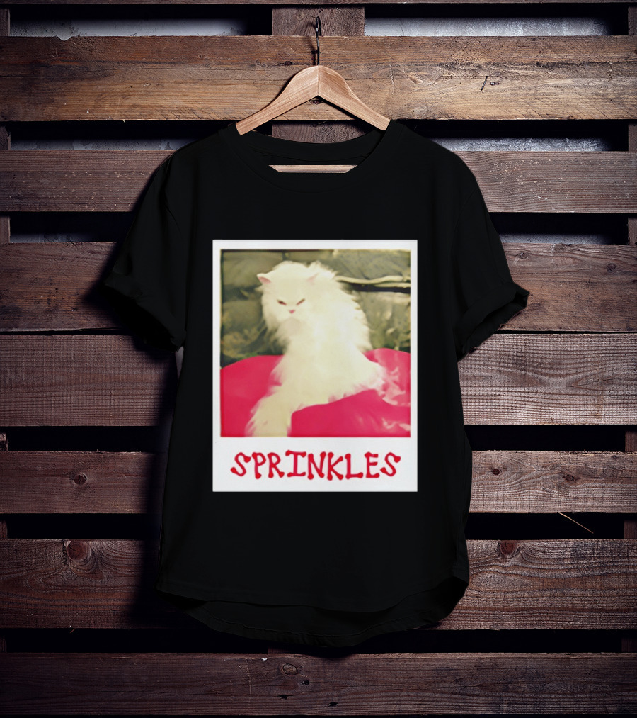Office Angela Martin Sprinkles Cat Image Pólvora T-Shirt
