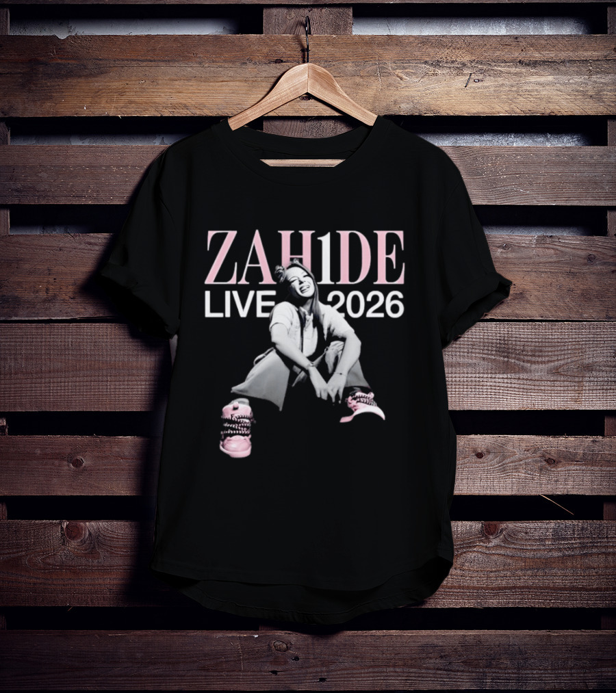 ZAH1DE Zahide Live 2026 Pink Sneakers T-Shirt