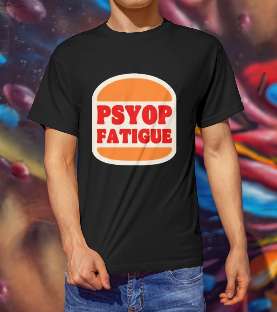 Psyop Fatigue Burger Parody Spirituallock T-Shirt