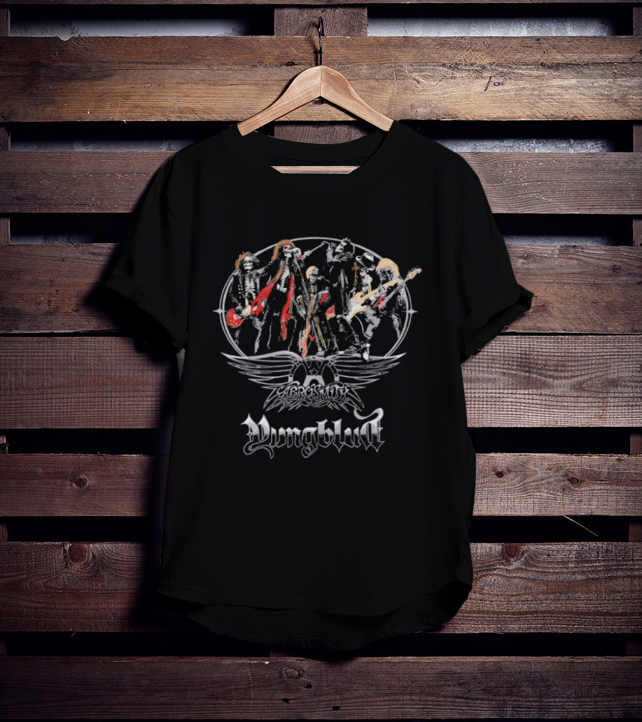 Aerosmith Yungblud Skeleton Band T-Shirt