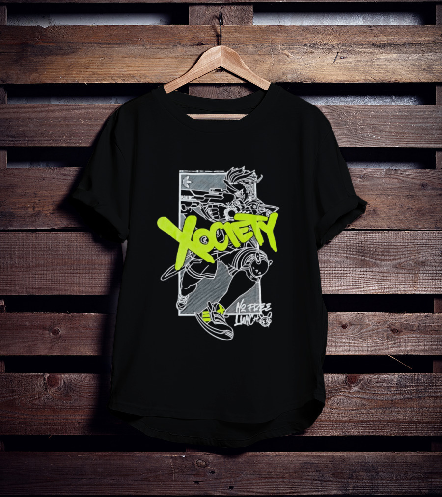 Xociety No Free Lunch Streetwear Fashion T-Shirt