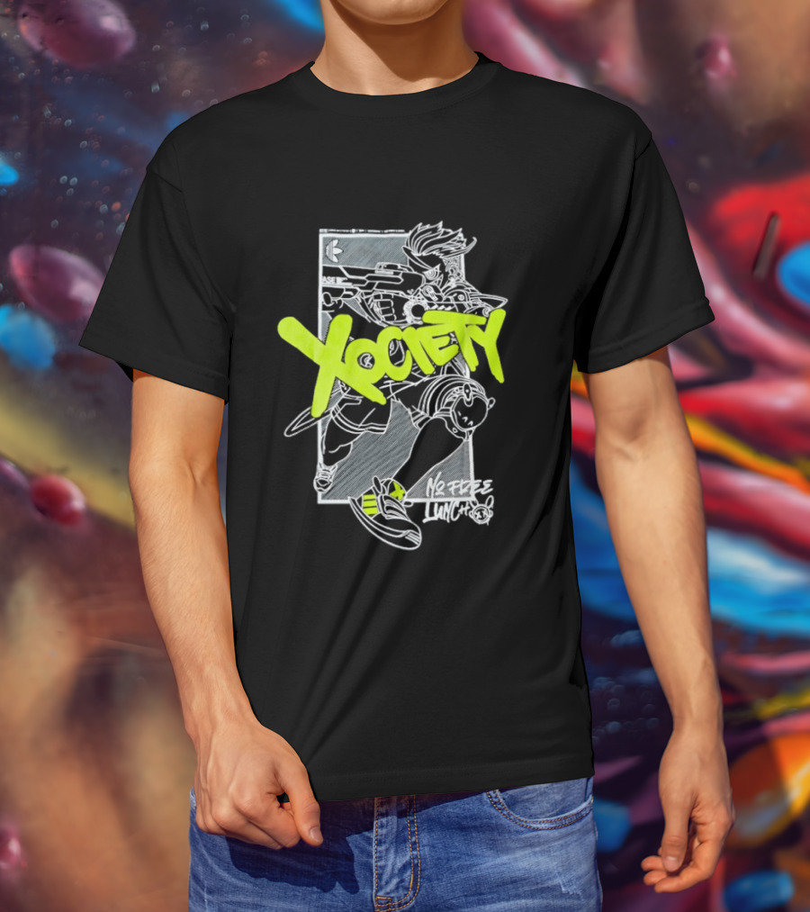 Xociety No Free Lunch Streetwear Fashion T-Shirt