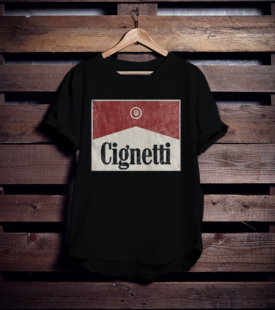 Cignetti Indiana Hoosiers College Football Coach IU Circular T-Shirt