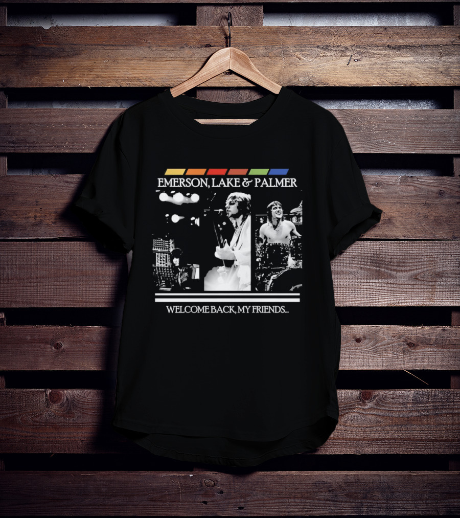 Emerson Lake And Palmer Welcome Back My Friends Retro Concert T-Shirt