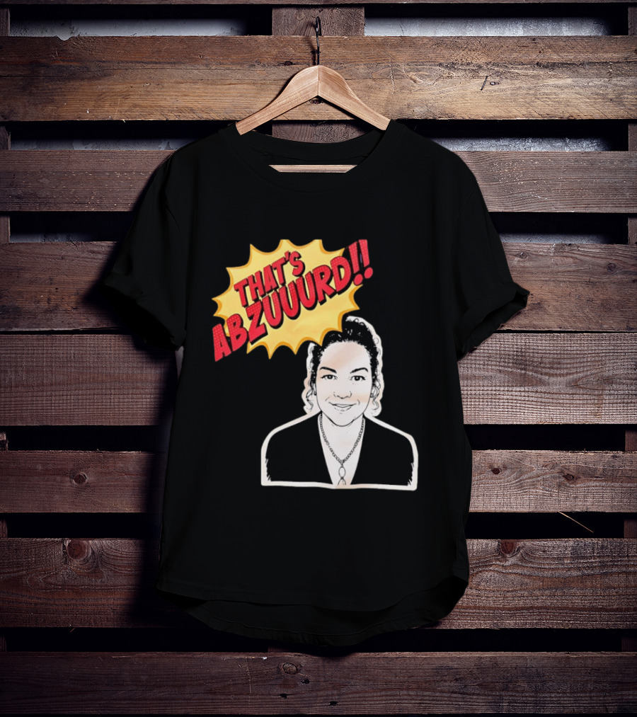 THAT'S ABZUUURD Cartoon Style Comic Expression T-Shirt