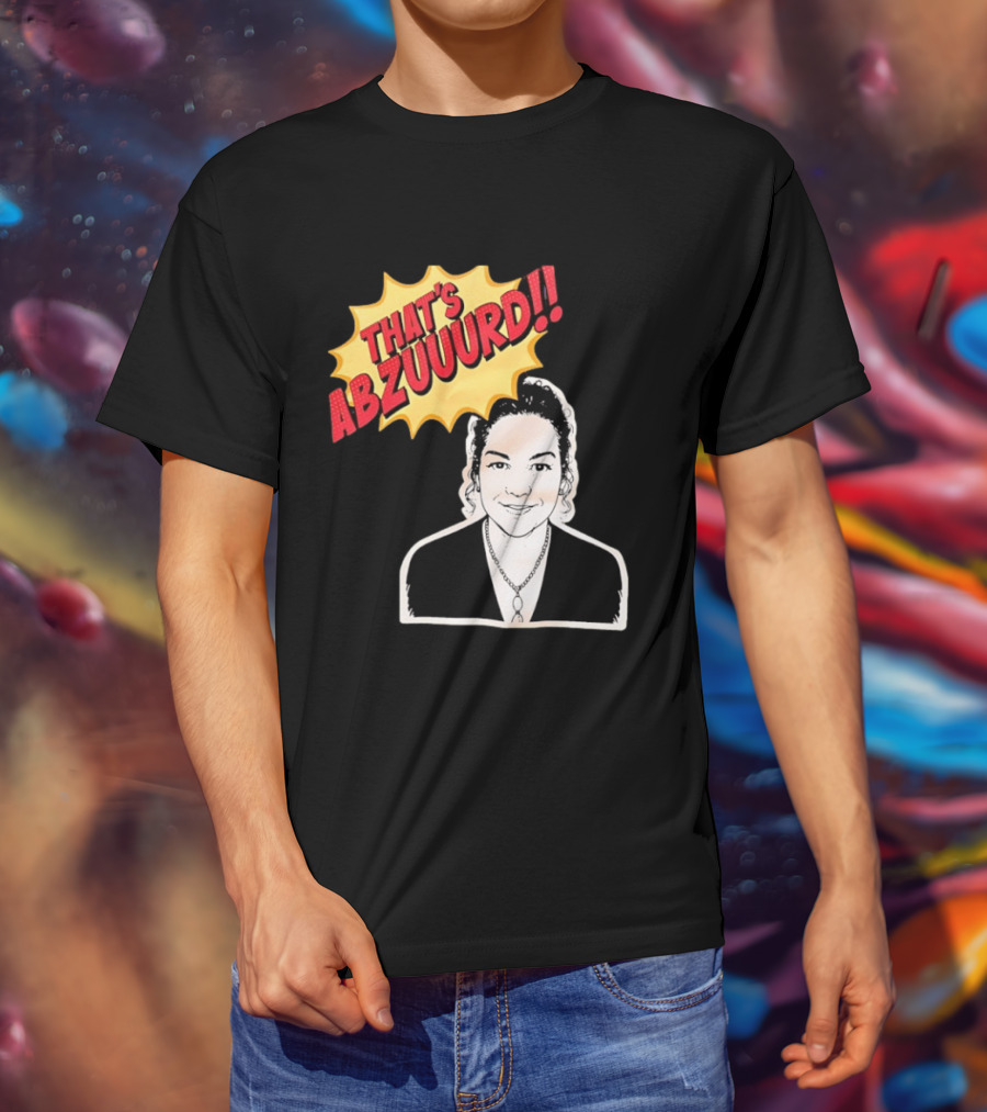 THAT'S ABZUUURD Cartoon Style Comic Expression T-Shirt