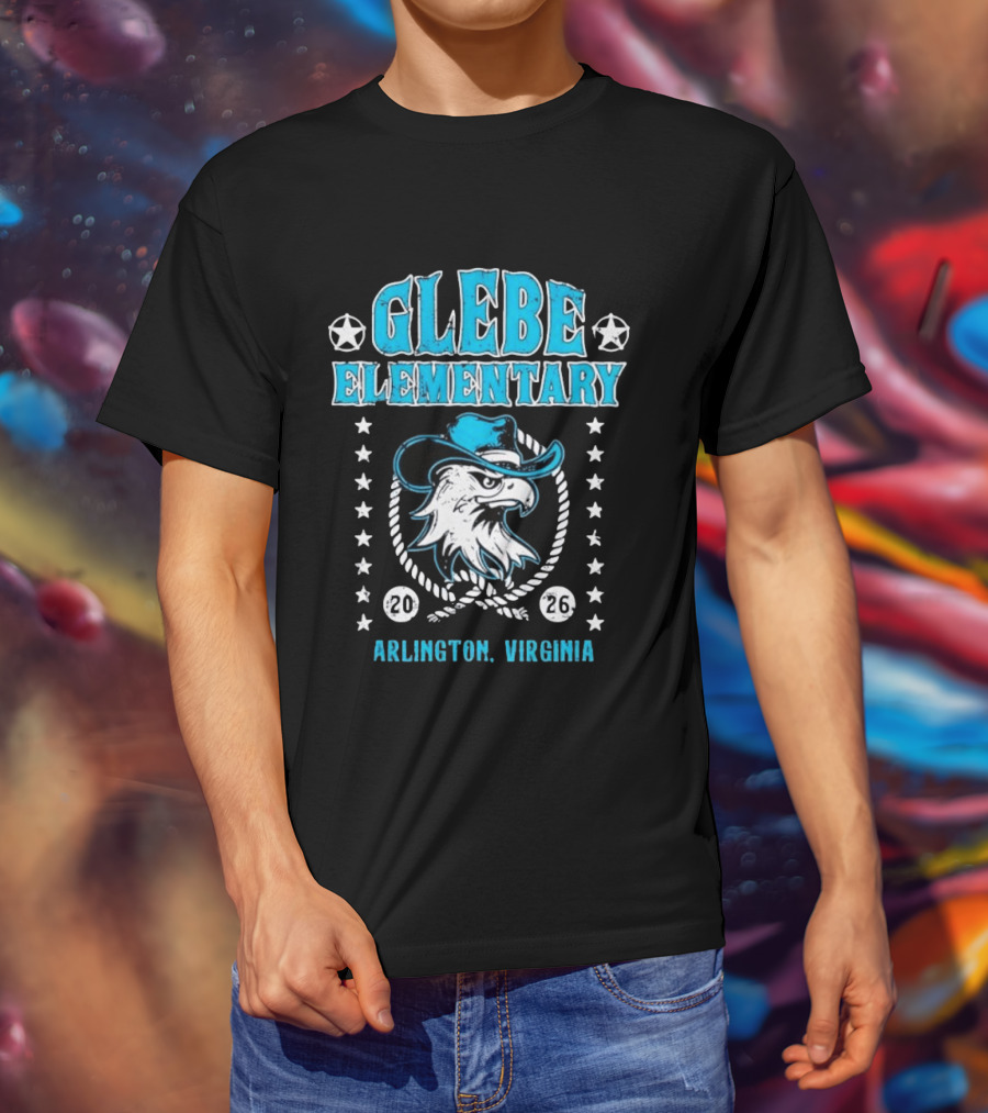 Glebe Elementary Arlington Virginia 2026 Eagle Sheriff T-Shirt