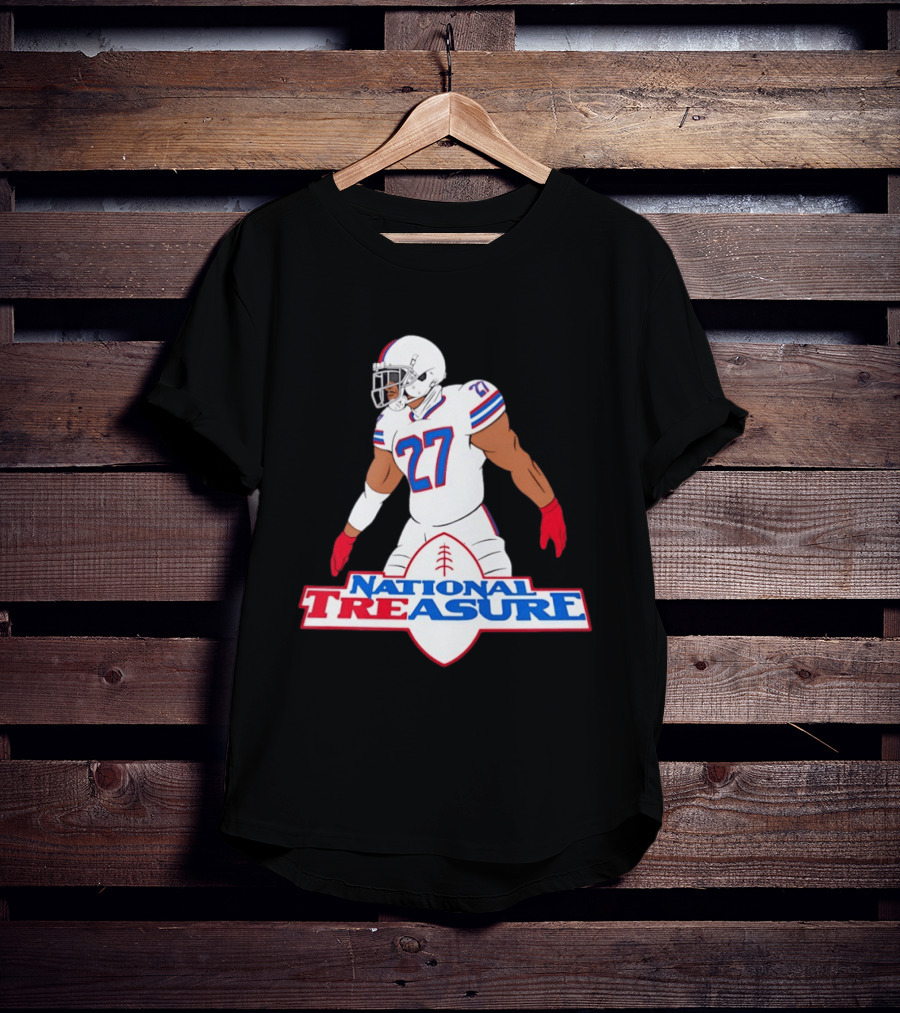 National Treasure Tre'Davious White 27 Buffalo Bills Football Legend T-Shirt
