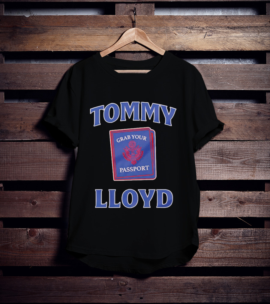 Tommy Lloyd Grab Your Passport Concept T-Shirt