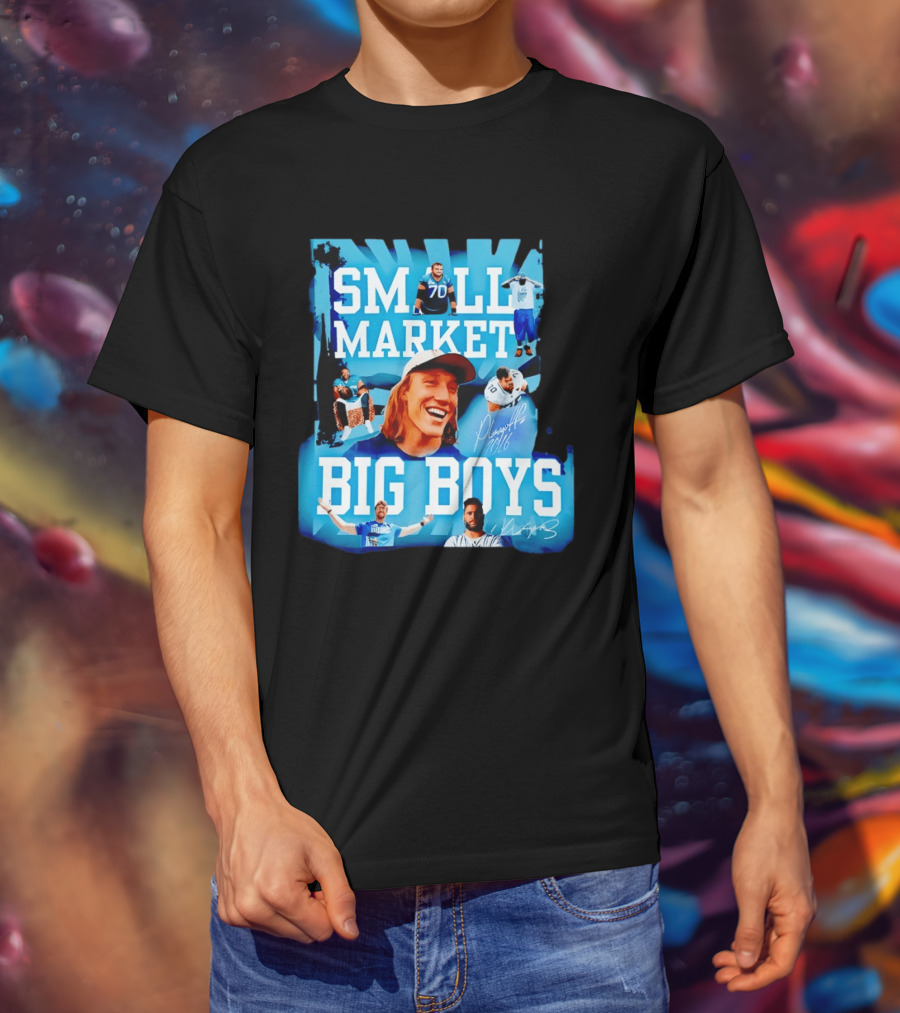 Small Market Big Boys Trevor Lawrence Jacksonville Jaguars Playoffs 2016 T-Shirt