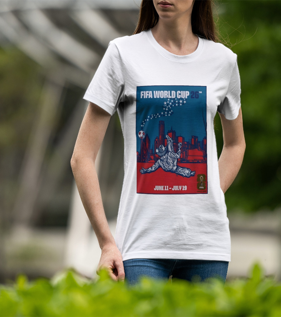 FIFA World Cup 2026 Dallas Cowboy June 11 July 19 T-Shirt