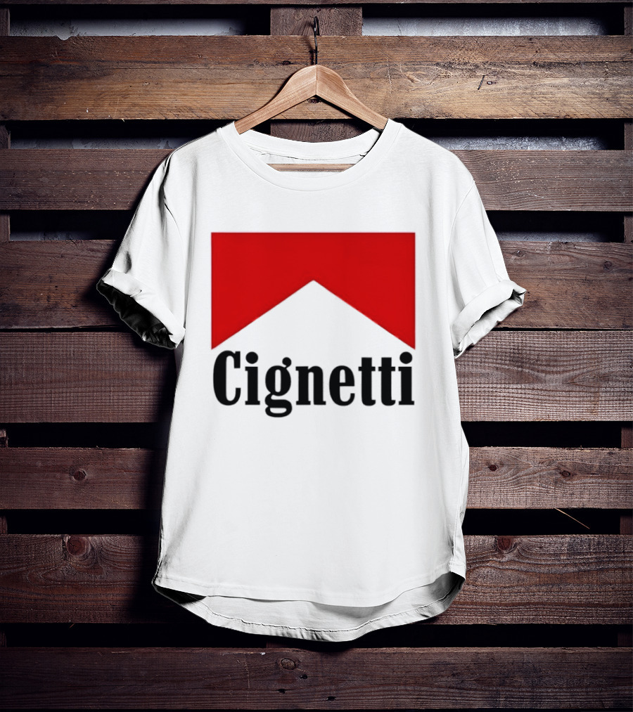 Indiana Hoosiers Curt Cignetti Marlboro Red Chevron T-Shirt