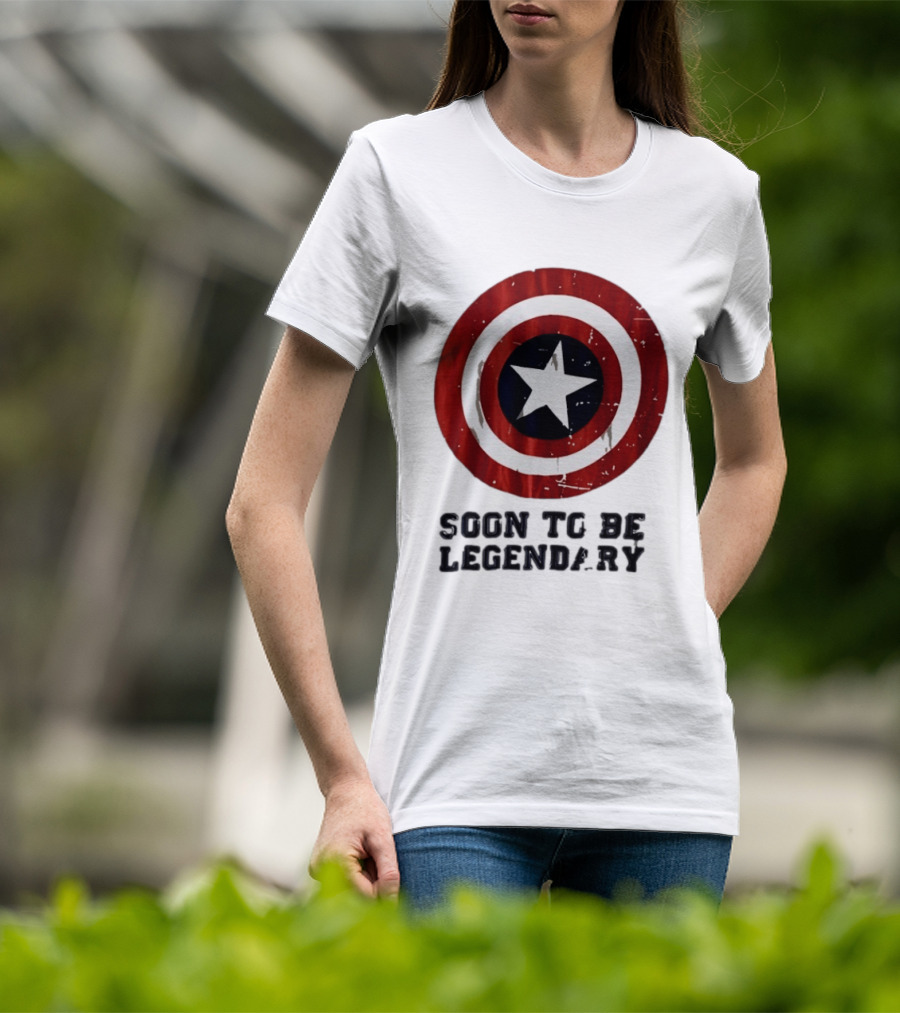 Captain America Shield Soon To Be Legendary Marvel T-Shirt