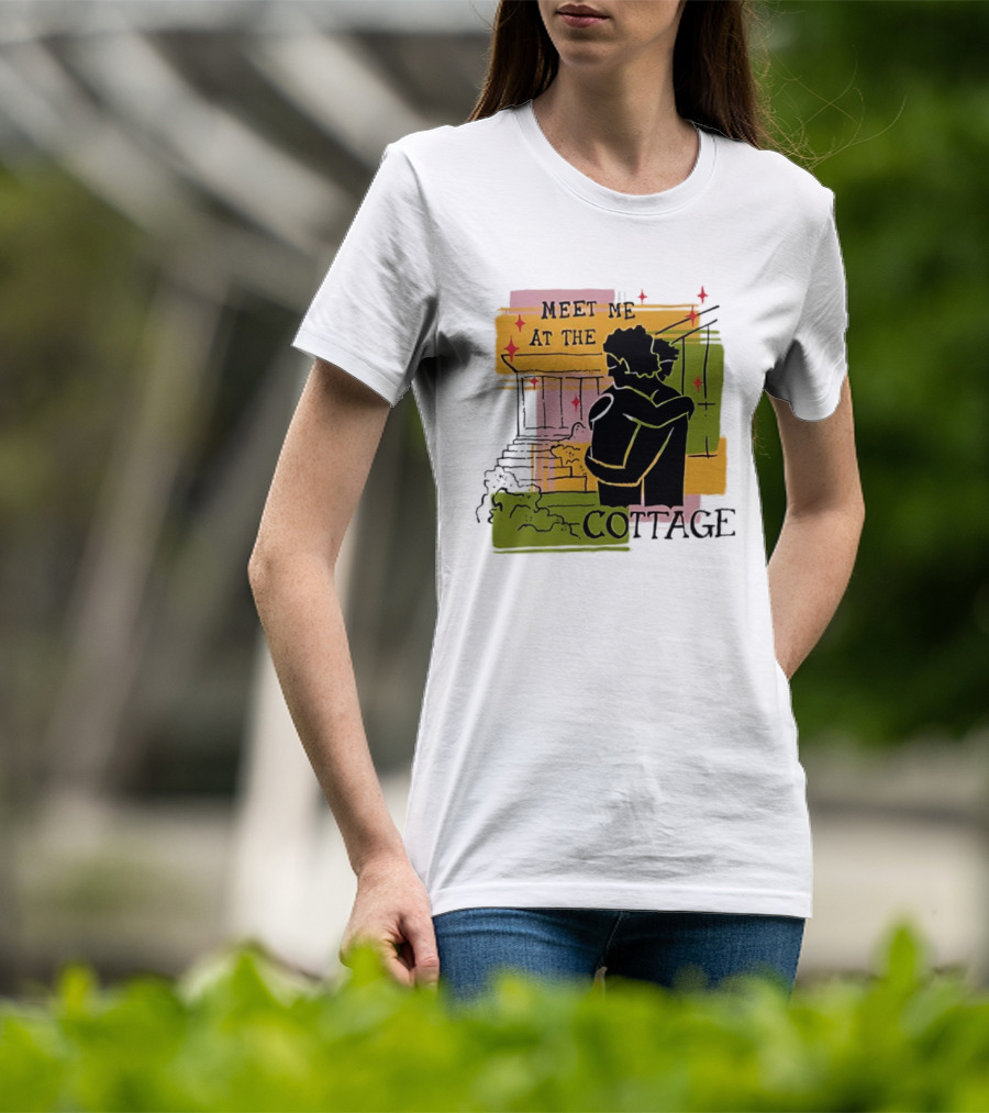 Meet Me At The Cottage Embrace By The Porch Steps T-Shirt