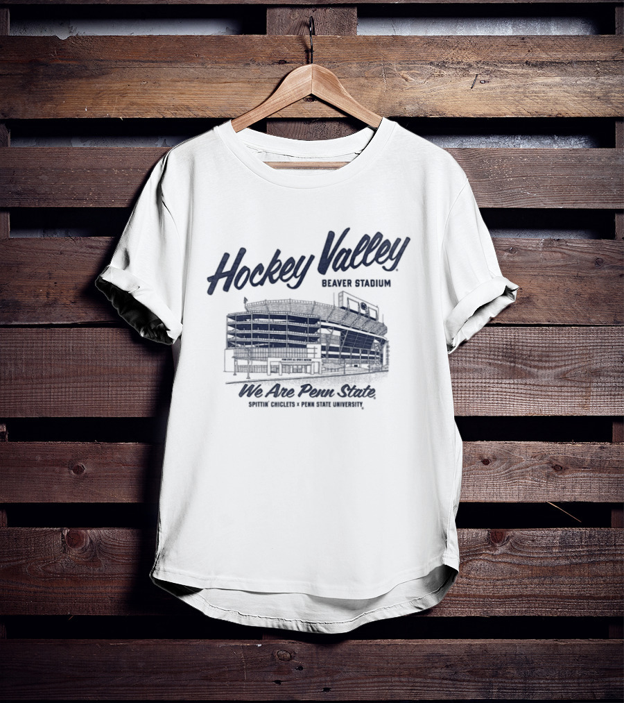 Hockey Valley Stadium Penn State Hockey We Are Penn State Spittin Chiclets T-Shirt