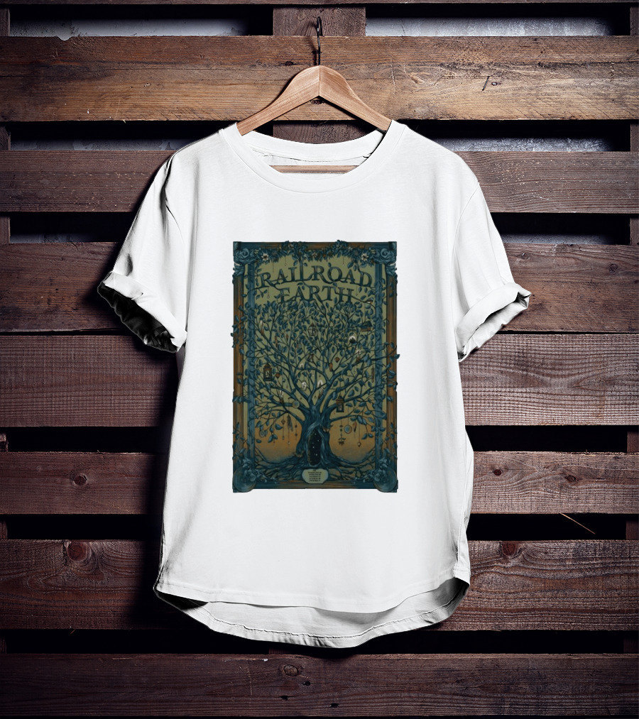 Railroad Earth Northeast Tour Winter 2026 Tree Lanterns And Ornaments T-Shirt