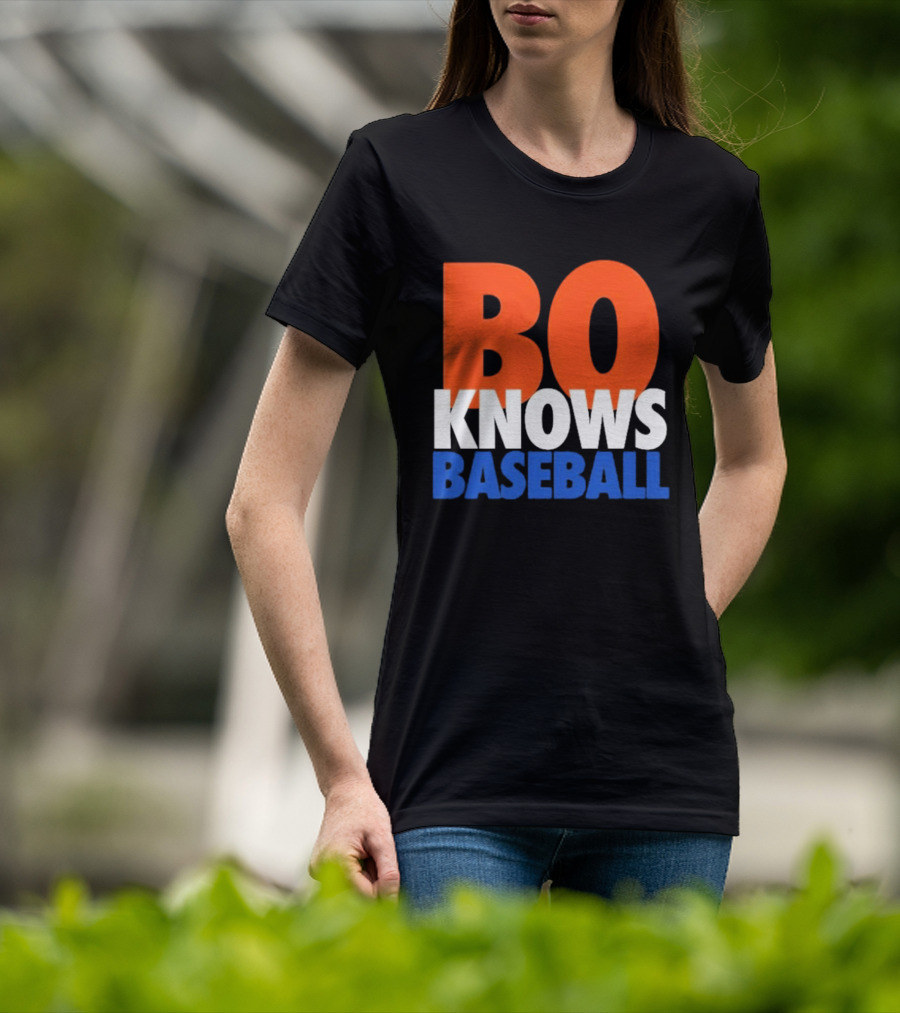 Bo Knows Baseball Retro Sports T-Shirt