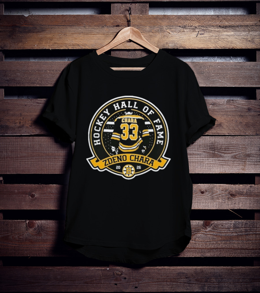Hockey Hall Of Fame Zdeno Chara 33 Boston Bruins 2026 T-Shirt