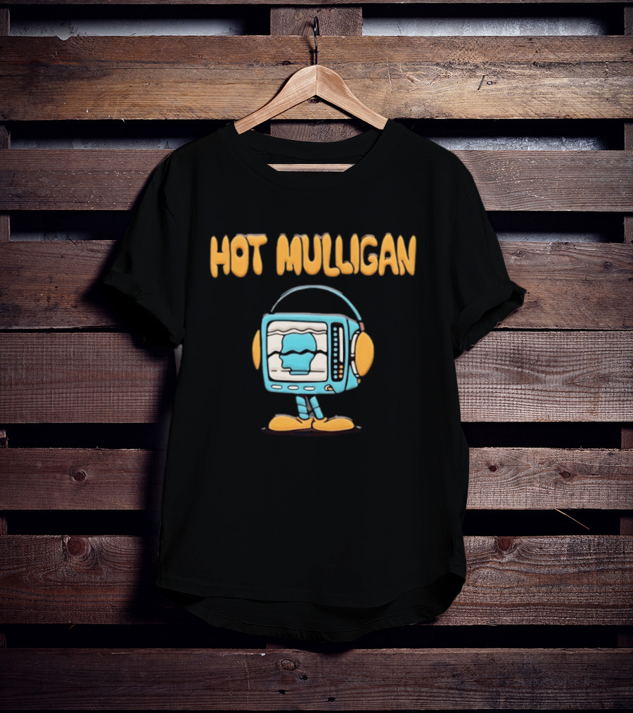 Hot Mulligan TV Guy Puff Headphone T-Shirt