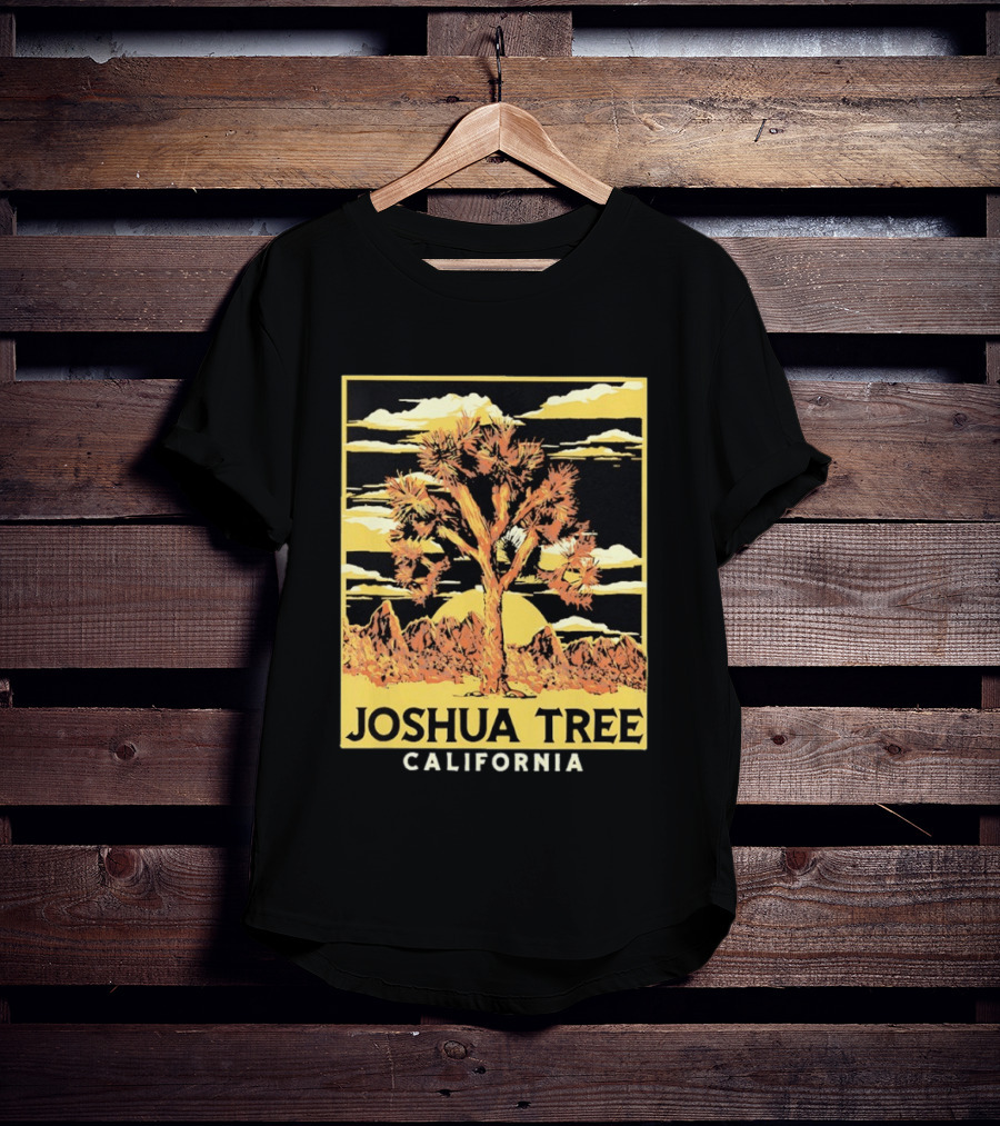 Joshua Tree California Desert Sunset Scenery T-Shirt