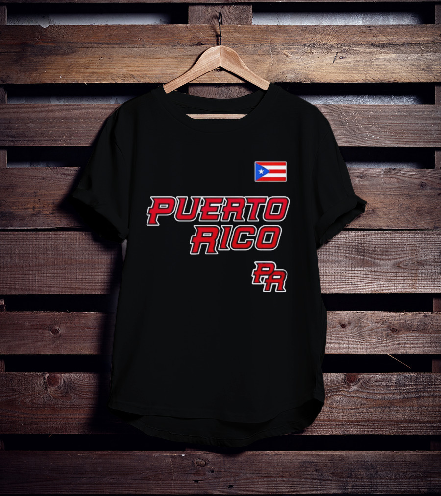 Puerto Rico Baseball 2026 Flag PR T-Shirt