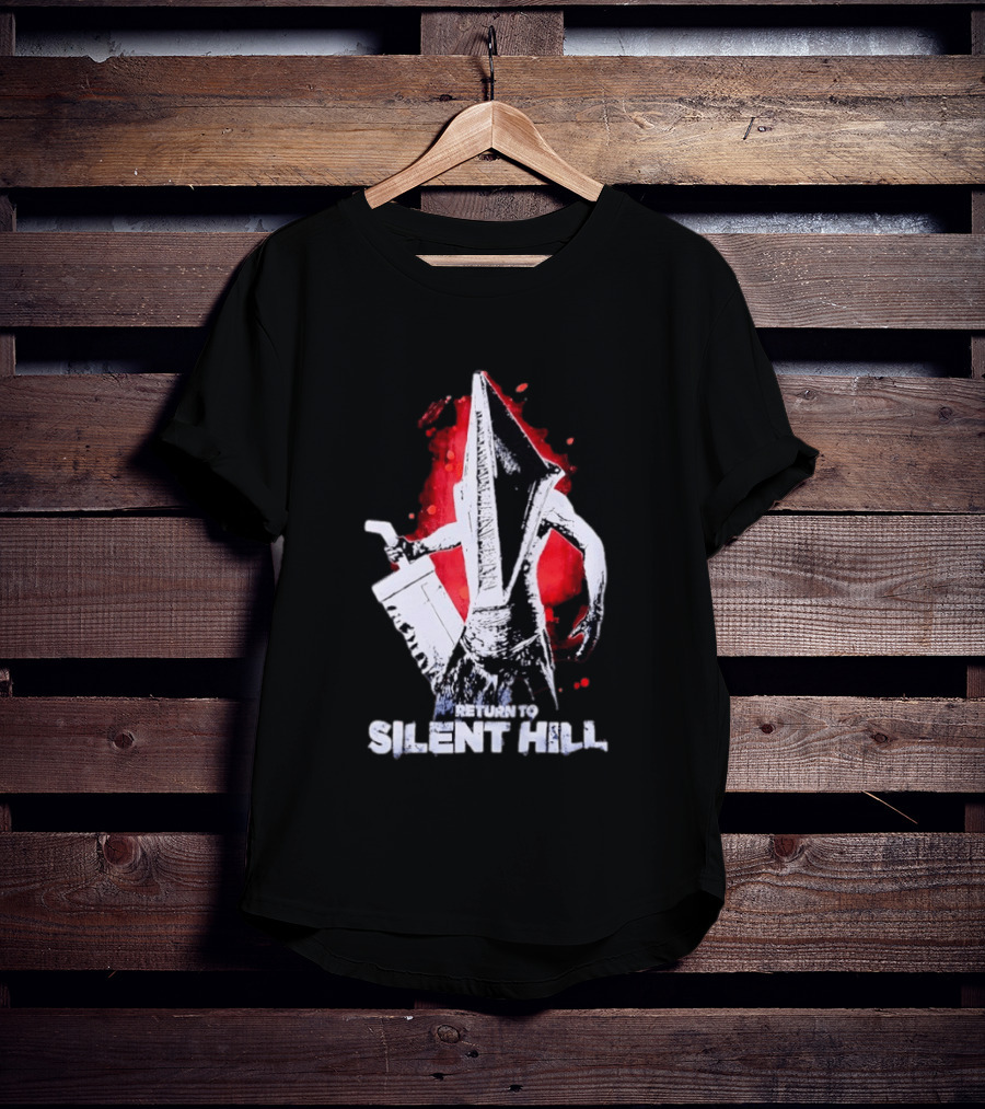 Return To Silent Hill Pyramid Head Iconic Horror T-Shirt