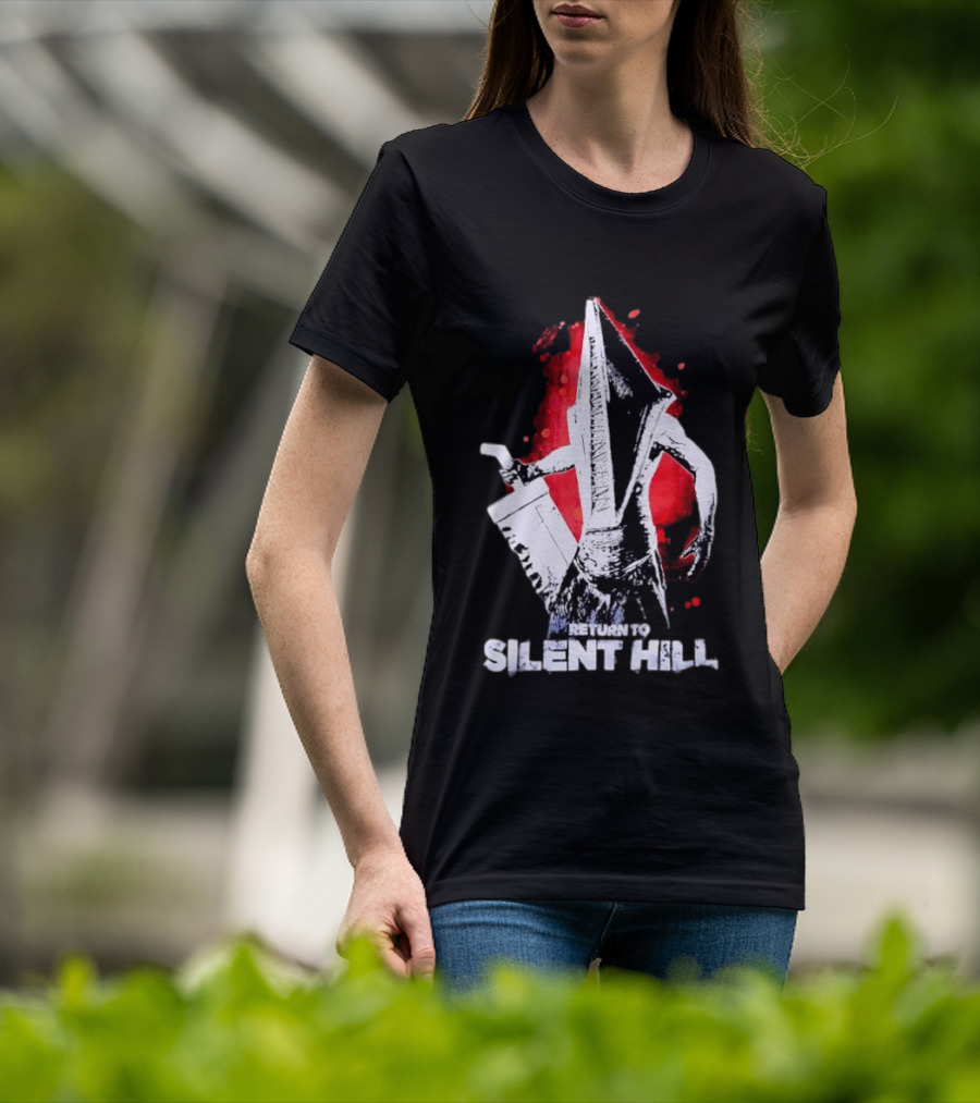 Return To Silent Hill Pyramid Head Iconic Horror T-Shirt
