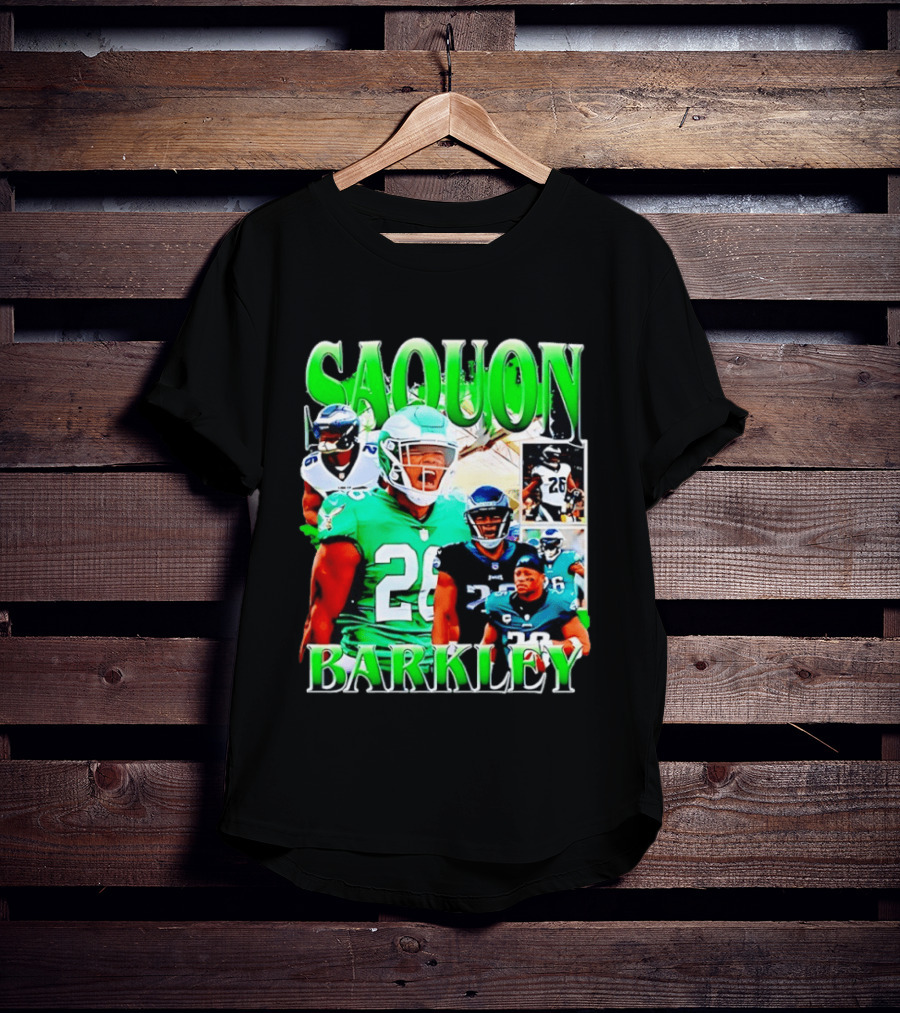 Saquon Barkley 26 Philadelphia Eagles NFL Football 2026 T-Shirt