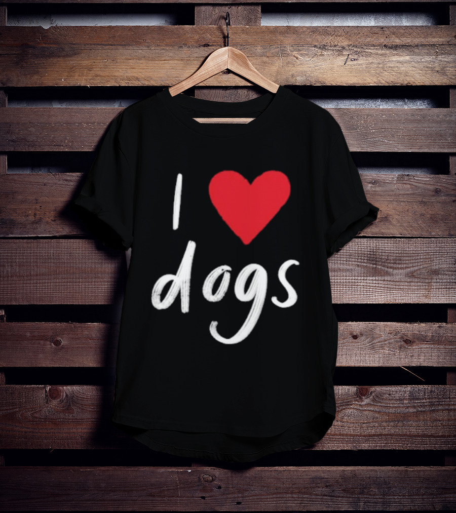 We Rate Dogs I Heart Dogs Love Canine T-Shirt
