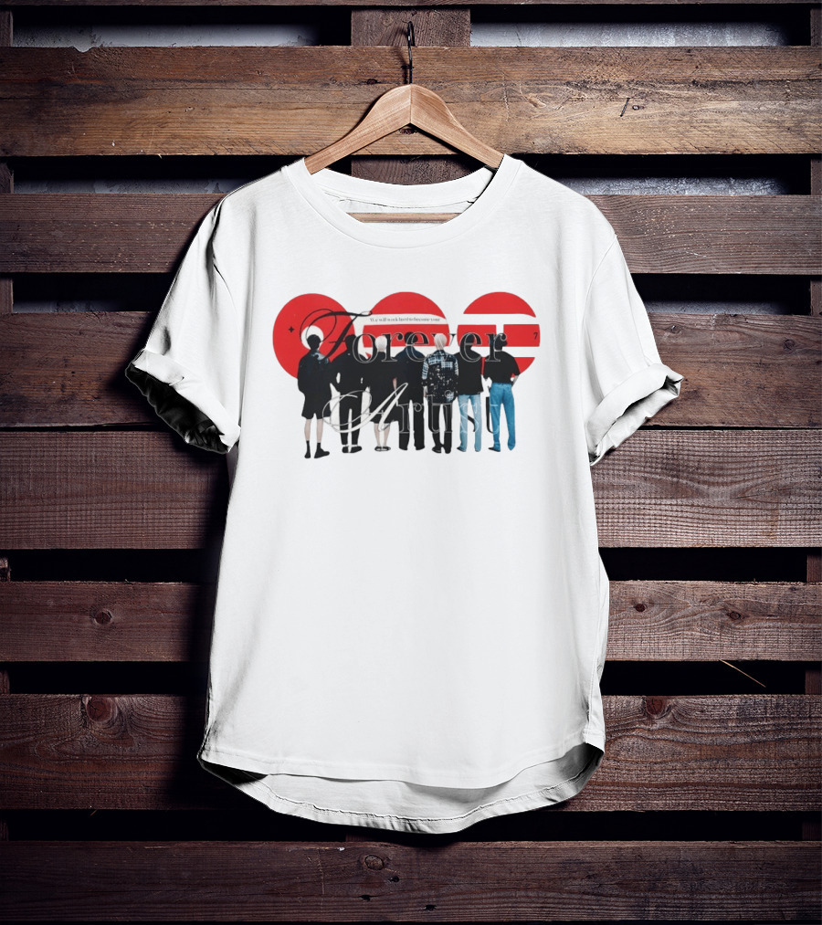BTS OT7 2026 Comeback We Will Work Hard To Become Your Forever Artist T-Shirt