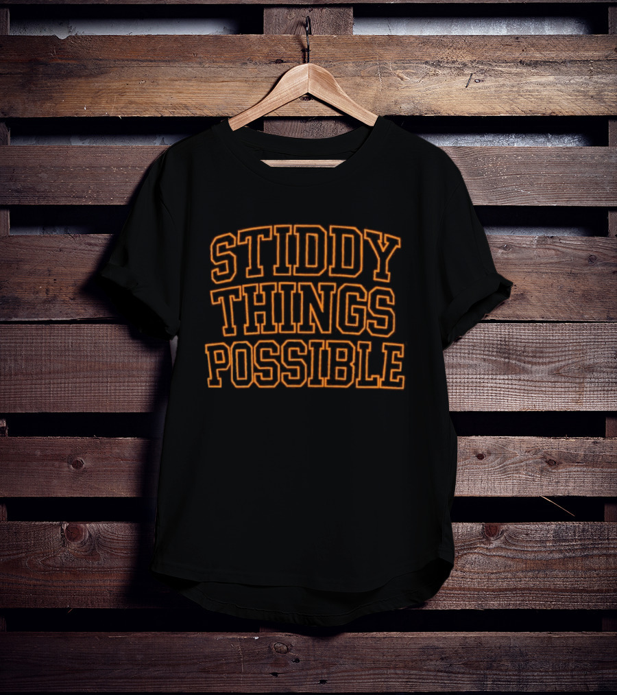 Denver Broncos Stiddy Things Possible NFL Team Spirit T-Shirt