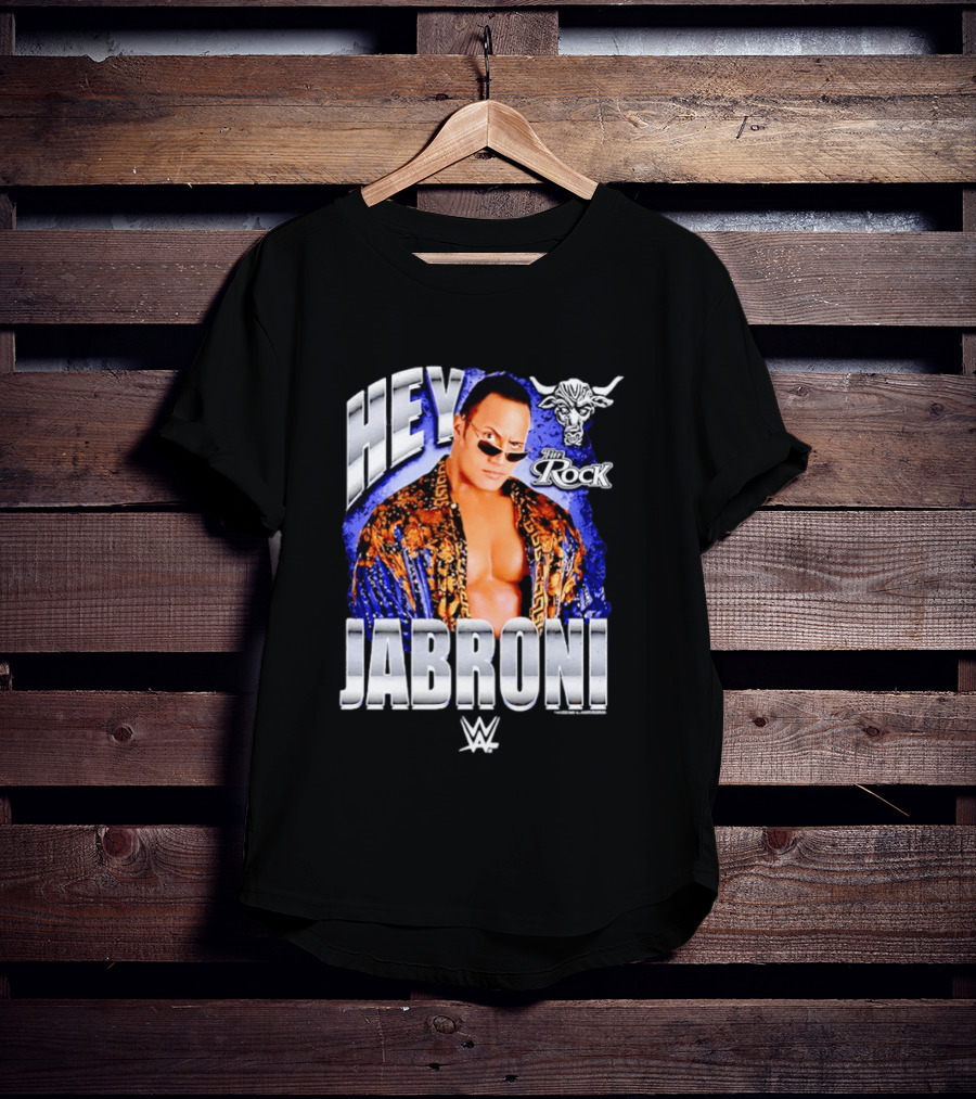 Dwayne Johnson Hey Jabroni The Rock WWE Brahma Bull T-Shirt