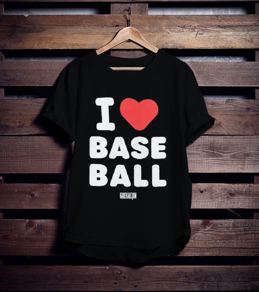 I Heart Baseball Classic Sports Fan T-Shirt