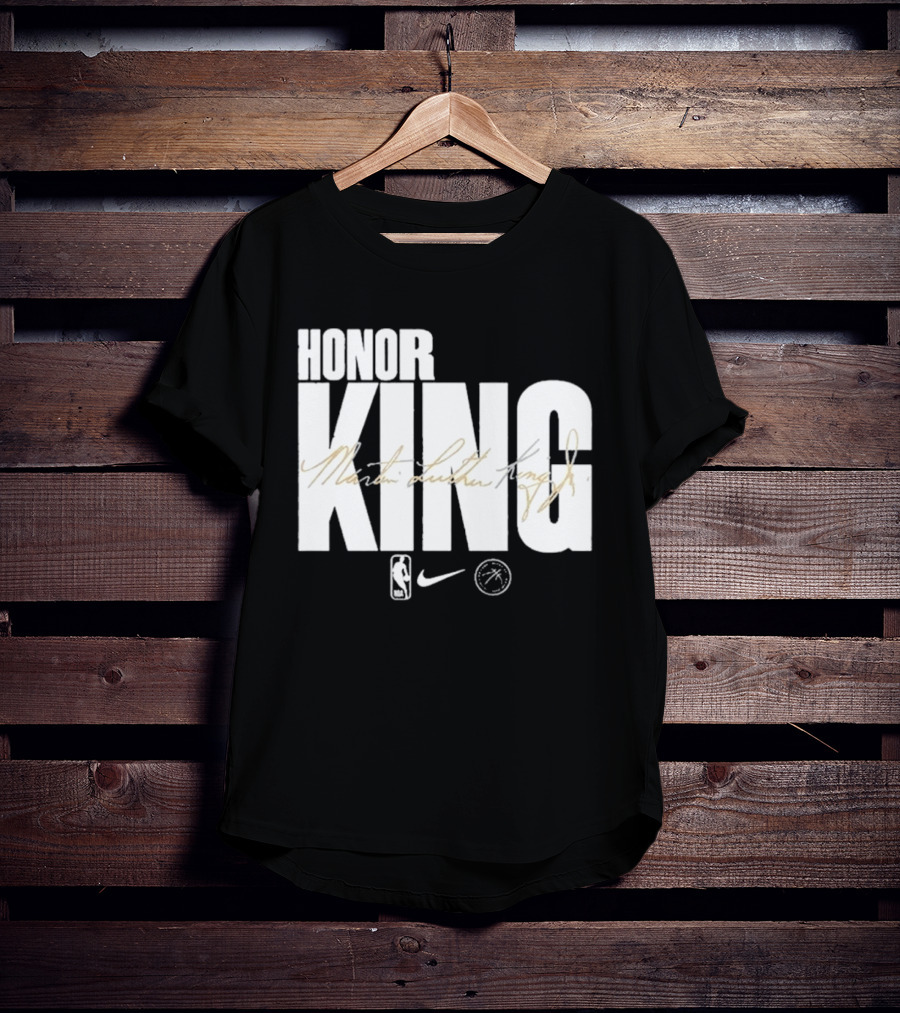 Honor King Martin Luther King Jr NBA Nike Los Angeles Lakers T-Shirt