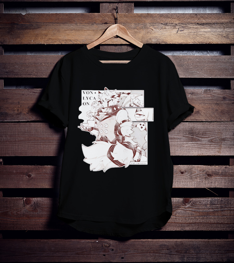 Von Lycaon Monochrome Comic Tea Time T-Shirt