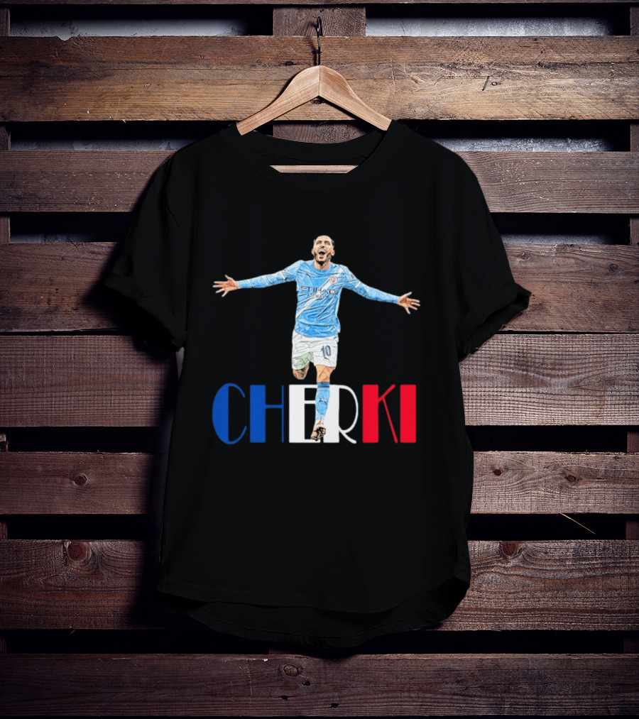 Rayan Cherki 10 Manchester City Etihad Airways T-Shirt