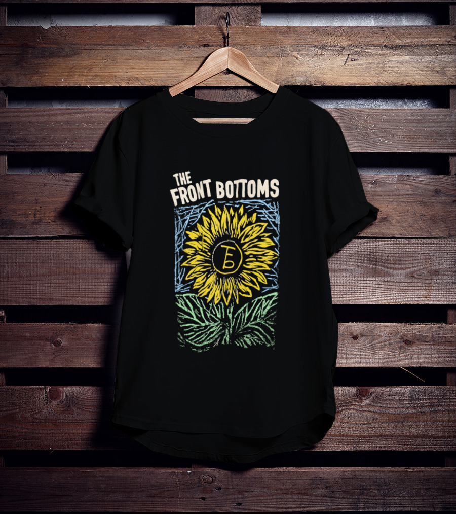 The Front Bottoms Sunflower TFBS Yellow Flower T-Shirt
