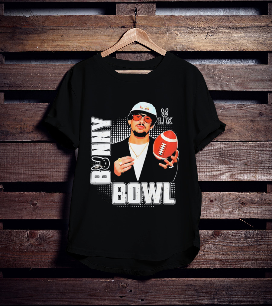 Bad Bunny Team Benito Super Bowl LIX Football Fun Wear T-Shirt