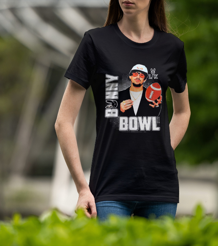 Bad Bunny Team Benito Super Bowl LIX Football Fun Wear T-Shirt