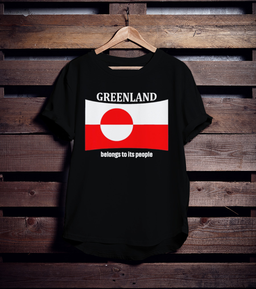 Greenland Flag Symbolizes Independence And Belonging To Its People T-Shirt