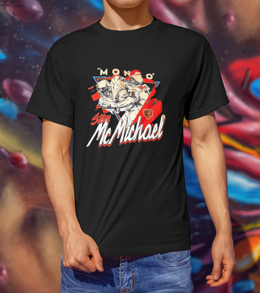 Mongo Steve McMichael Chicago Bears Football Legend T-Shirt