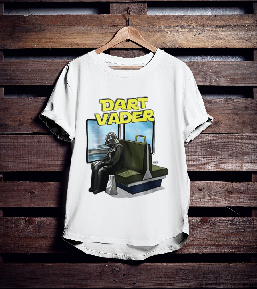Dart Vader On Train Journey T-Shirt