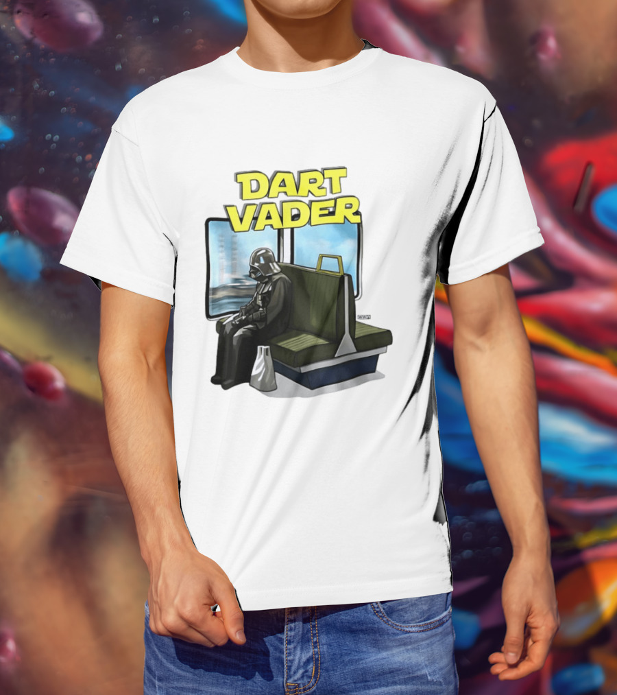 Dart Vader On Train Journey T-Shirt