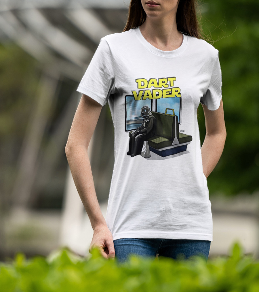 Dart Vader On Train Journey T-Shirt