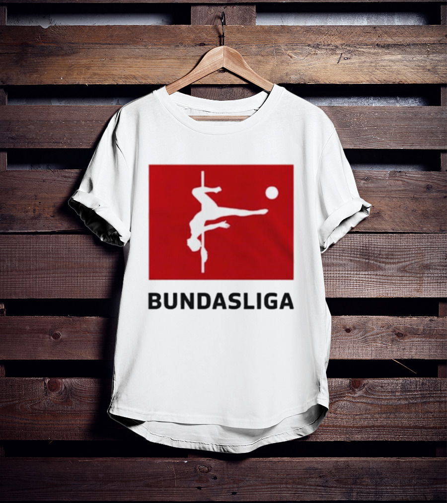 CA$HANOVA BULHAR BUNDASLIGA Parody Soccer Pole Dance Icon Red T-Shirt