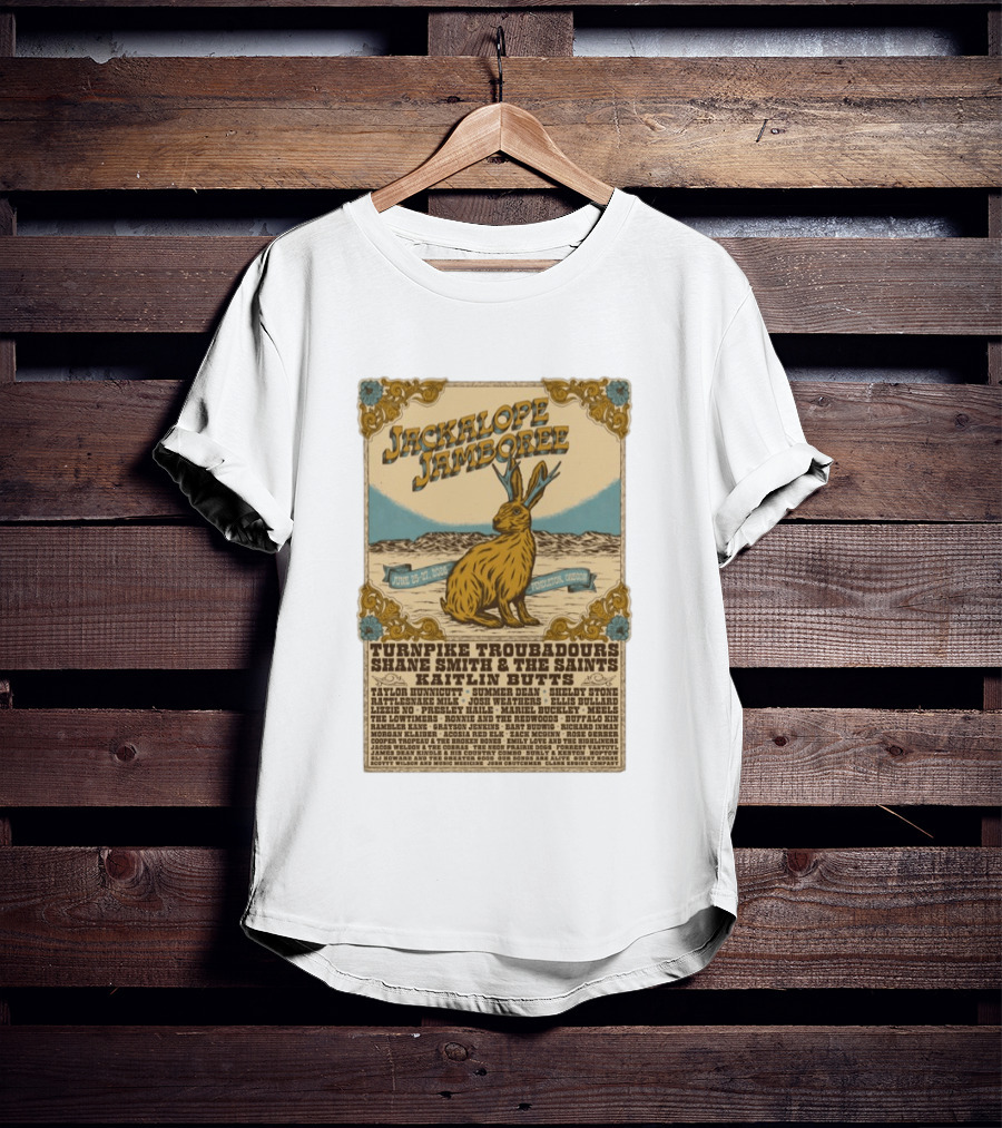 Jackalope Jamboree June 25 27 2026 Pendleton Oregon Festival Lineup Turnpike Troubadours Shane Smith Kaitlin Butts T-Shirt