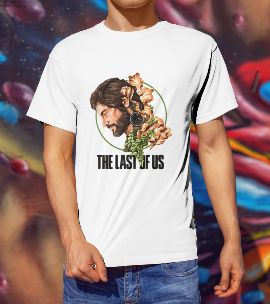 The Last Of Us Joel Portrait With Nature T-Shirt