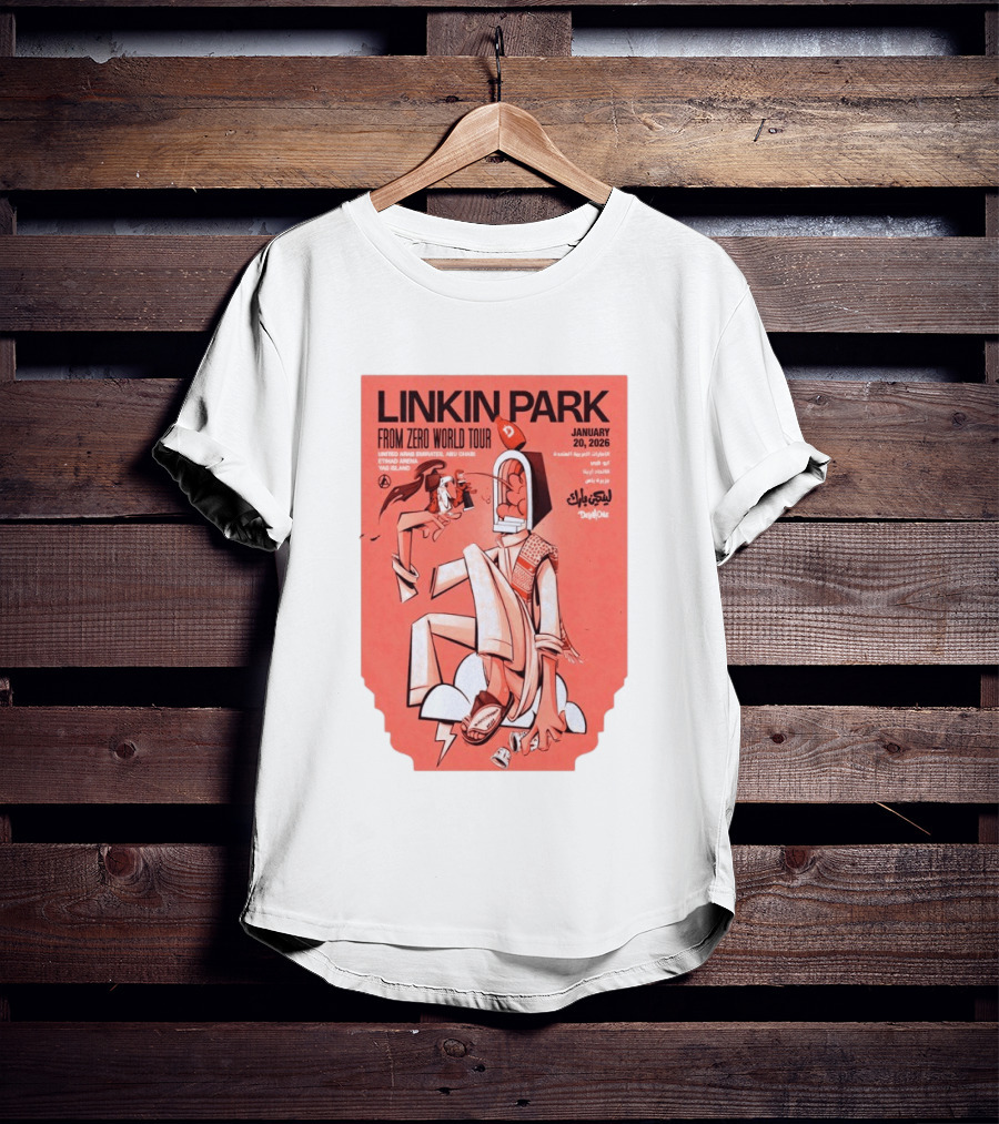 Linkin Park From Zero World Tour Yas Island January 20 2026 T-Shirt